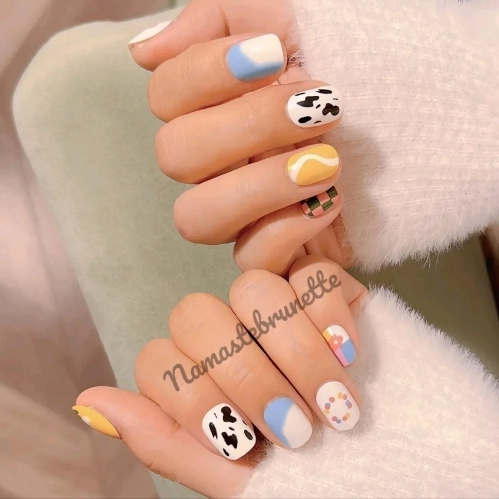 2/$16 Floral Butterfly Press On Nails